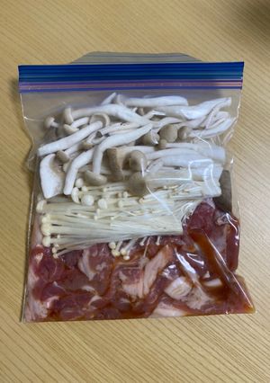 冷凍作り置き！豚肉きのこのバターポン酢-レシピのメイン写真