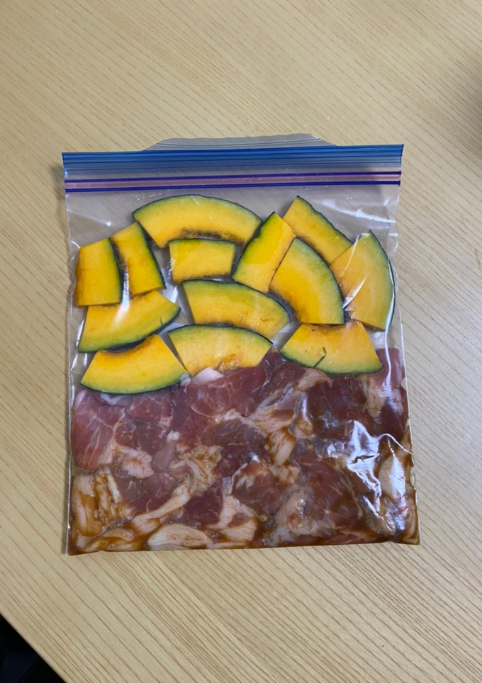冷凍作り置き！豚肉とかぼちゃのカレー炒め-レシピのメイン写真