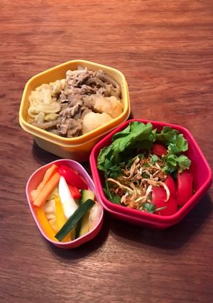 お弁当・・・83豚じゃが丼-レシピのメイン写真