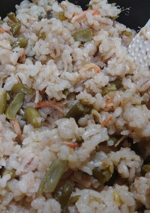 カニカマ炒飯(簡単)いんげん豆-レシピのメイン写真