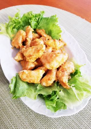 子供が喜ぶ！ささみのカレーマヨ焼き-レシピのメイン写真