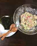 マグロたたきとアボカドのマヨネーズ和え