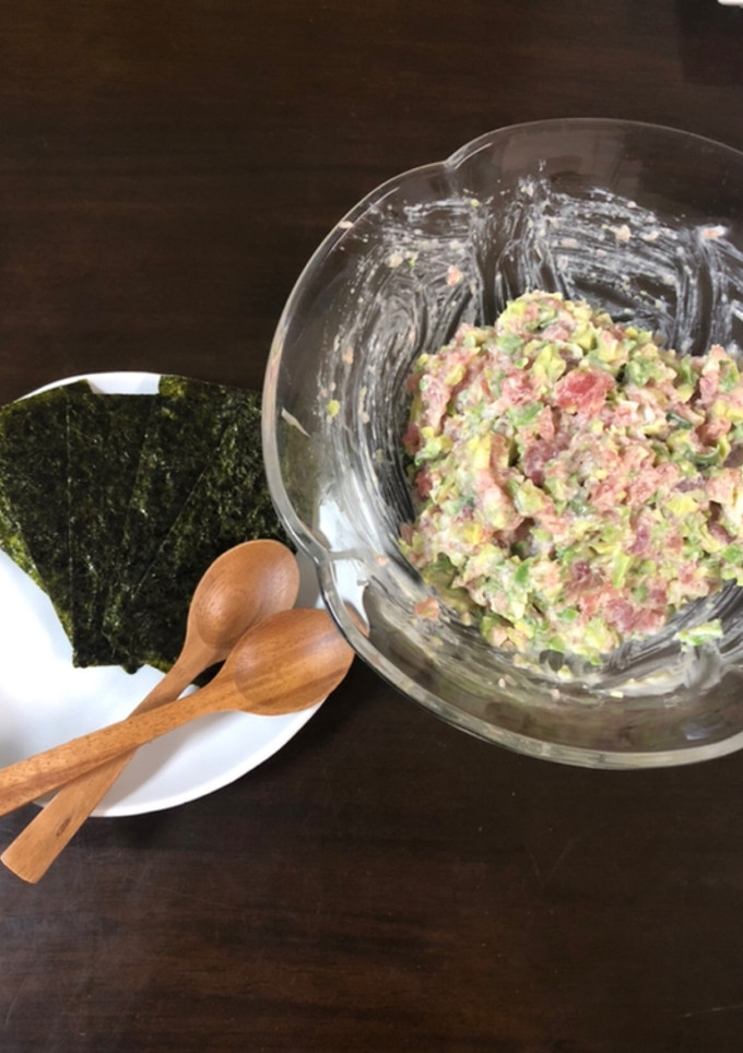 マグロたたきとアボカドのマヨネーズ和え-レシピのメイン写真