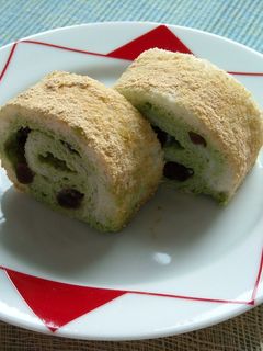 抹茶アイスのお手軽ロールケーキ?-レシピのメイン写真