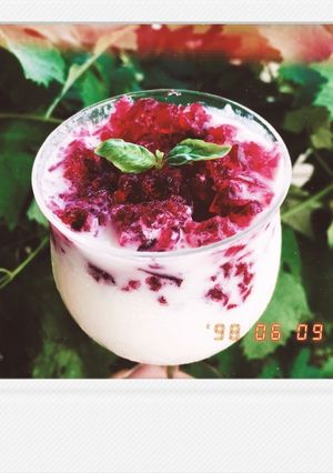 ハマイカゼリーとヨーグルトアイス風-レシピのメイン写真