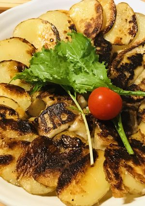 馬鈴薯のガレット風＆レトルト焼き餃子-レシピのメイン写真