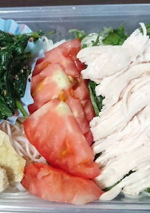 素麺弁当Ⅳ☆サラダチキン-レシピのメイン写真