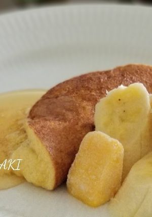 綺麗なれちゃう『米粉のバナナパンケーキ』-レシピのメイン写真