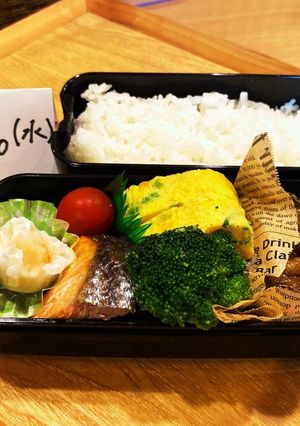 中学1年生男子お弁当 2020.6/10-レシピのメイン写真