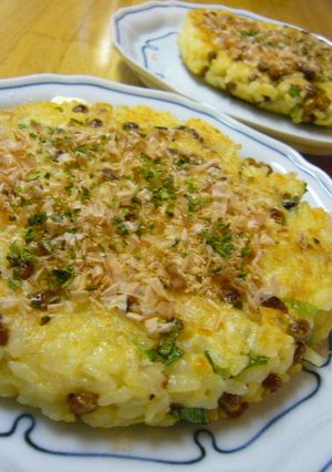納豆ごはんのお・や・き-レシピのメイン写真