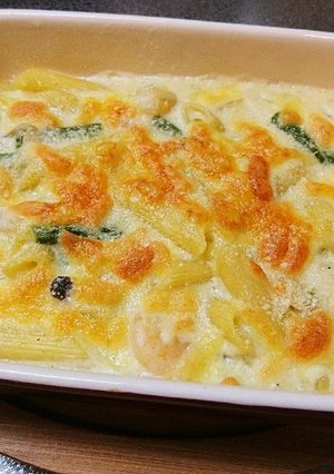 ペンネパスタで簡単グラタン♪-レシピのメイン写真