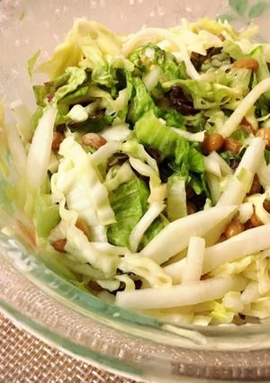 【簡単】納豆サラダ-レシピのメイン写真