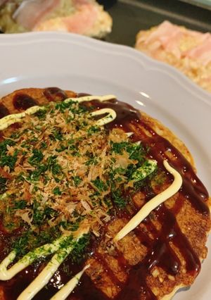 オートミールでふわふわお好み焼き-レシピのメイン写真