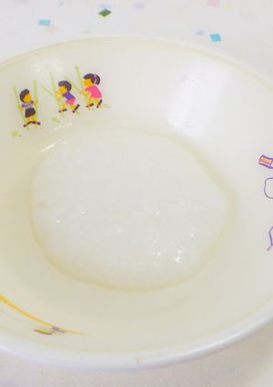 【離乳食】おかゆ（１０倍がゆ）-レシピのメイン写真