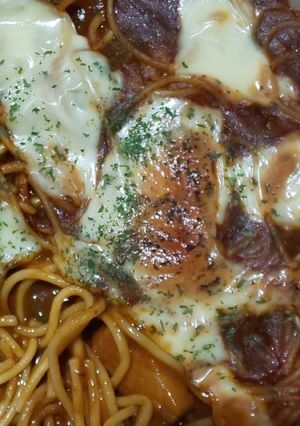 シーフードカレーde焼きチーズスパ-レシピのメイン写真