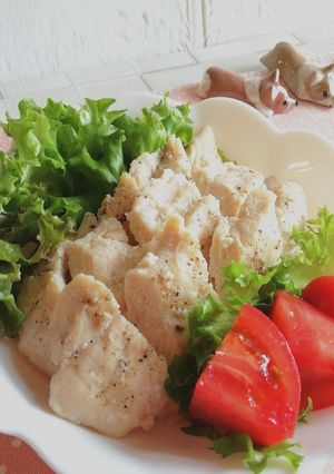レンジで＊お手軽ささみのサラダチキン＊-レシピのメイン写真