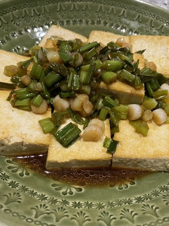 簡単!豆腐のネギごま油タレ-レシピのメイン写真