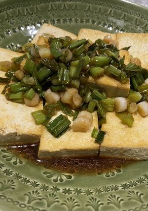 簡単！豆腐のネギごま油タレ-レシピのメイン写真
