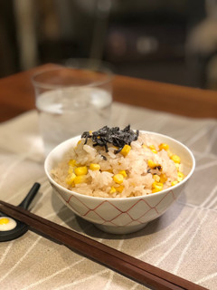 やみつき!とうもろこし塩昆布ご飯-レシピのメイン写真