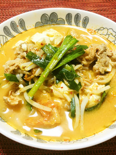 調味料なし キムチ豆乳チゲ-レシピのメイン写真