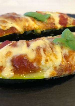 ズッキーニとミートソースチーズ焼き-レシピのメイン写真