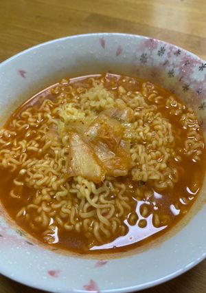 サリ麺でキムチラーメン-レシピのメイン写真