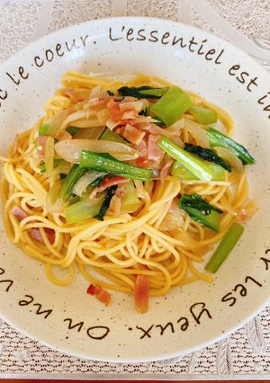 ★☆小松菜とベーコンの和風パスタ☆★-レシピのメイン写真