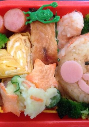キャラ弁☆カクレモモジリ-レシピのメイン写真
