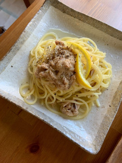 ツナとレモンのパスタ-レシピのメイン写真