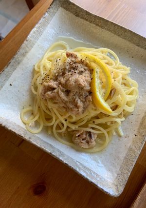 ツナとレモンのパスタ-レシピのメイン写真