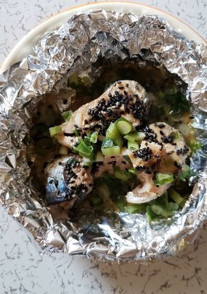 超簡単！サバのごまだれホイル焼き-レシピのメイン写真