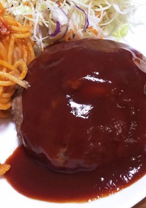 保育園の手作りハンバーグ-レシピのメイン写真