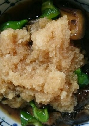 なすとピーマンのみぞれかけ-レシピのメイン写真