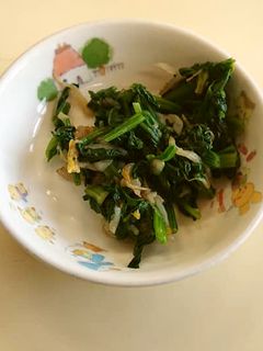 【保育所給食】ほうれん草のお浸し-レシピのメイン写真