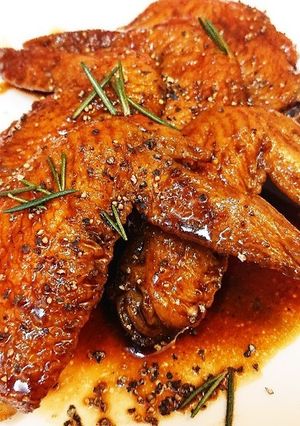 フライパンで♪手羽先の和風スパイシー煮-レシピのメイン写真