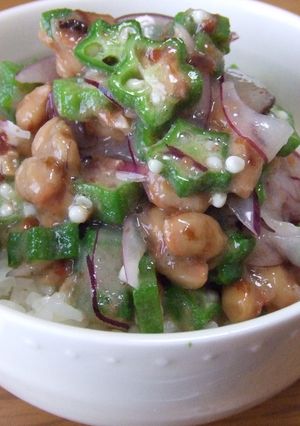 ねばねば大好き☆おいしぃ丼-レシピのメイン写真
