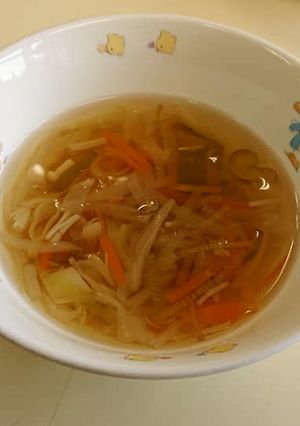 【保育所給食】やさいスープ-レシピのメイン写真