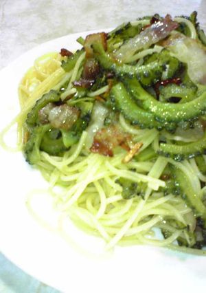 夏こそ！ゴーヤパスタ-レシピのメイン写真