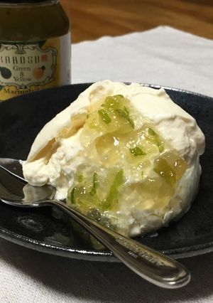 フローズンヨーグルトのマーマレードがけ-レシピのメイン写真