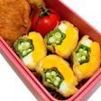 オクラのチーズ卵巻き【JA遠州夢咲】