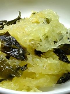 そうめんかぼちゃの酢の物-レシピのメイン写真