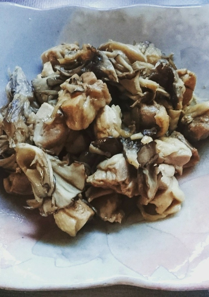 『鶏と舞茸のポン酢炒め』-レシピのメイン写真