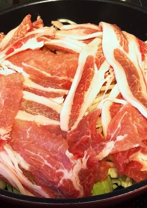 簡単すぎる野菜たっぷり蒸し焼きしゃぶ-レシピのメイン写真