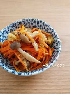 簡単 にんじんと松山あげの炒め煮-レシピのメイン写真