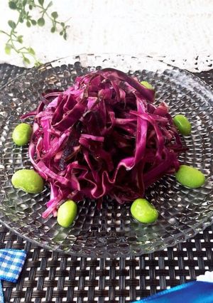 紫キャベツ酢漬け 青紫蘇風味-レシピのメイン写真