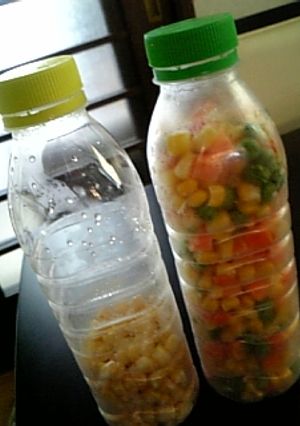 ペットボトルでミックスベジを冷凍保存！-レシピのメイン写真