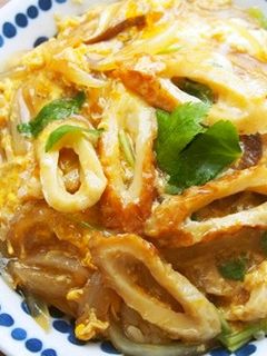 ちくわの卵とじ丼♪三つ葉の香りも美味♪-レシピのメイン写真