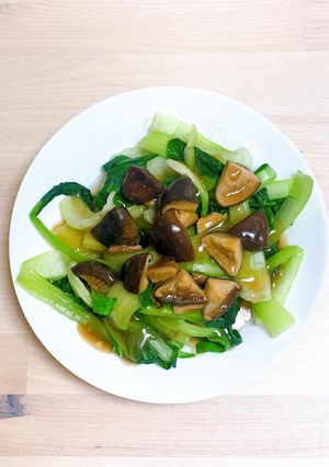 チンゲンサイと椎茸ソース★野菜たっぷり-レシピのメイン写真