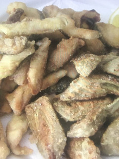 カルチョーフィと白身魚フライ1-レシピのメイン写真