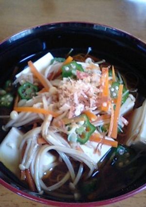 低カロぶっかけそうめん-レシピのメイン写真